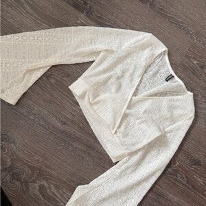 H&M Cream Lace Blouse